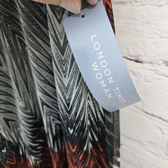 NWT London Times Size 18W Womens Maxi Dress Plus Size - Picture 7 of 13